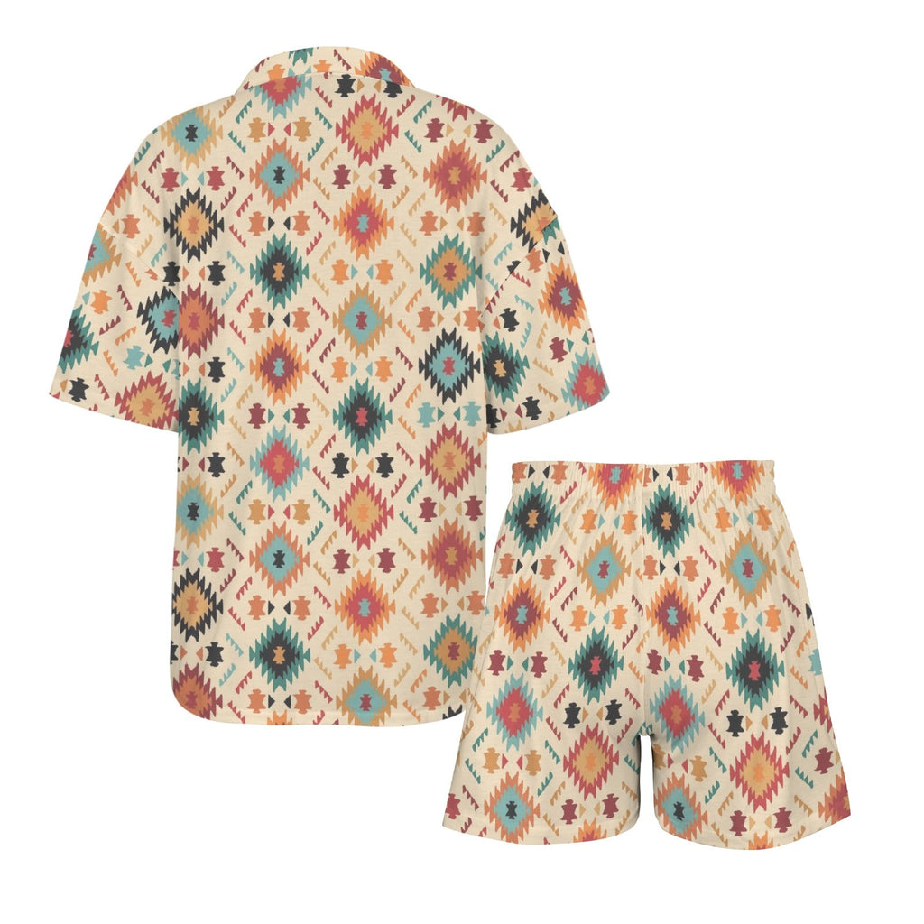 Baha Ranch Cream Aztec Women's Pajama Set Made in America by Baha Ranch Western Wear - product image 7