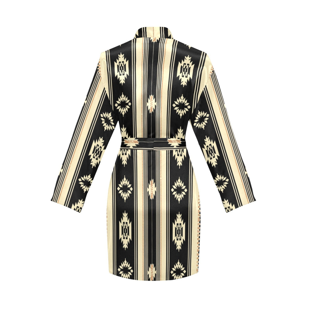 Baha Ranch Colores de Mexico Santa Fe Aztec Satin Robe by Baha Ranch Western Wear - product image 4