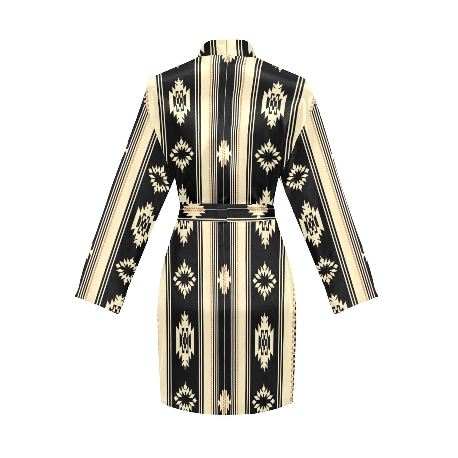 Baha Ranch Colores de Mexico Santa Fe Aztec Satin Robe by Baha Ranch Western Wear - product image 4