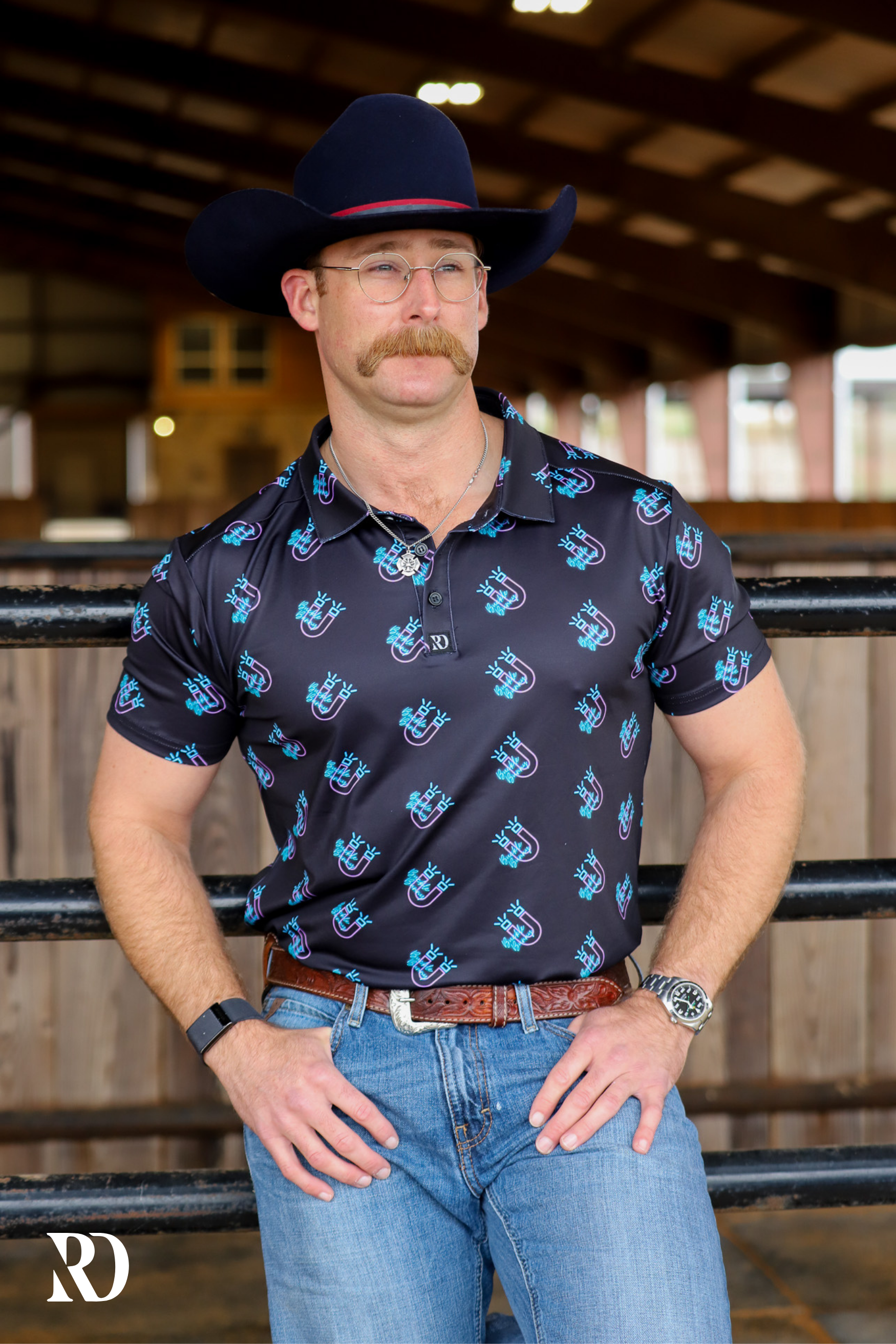 Buckle Bunny Men's Performance Polo