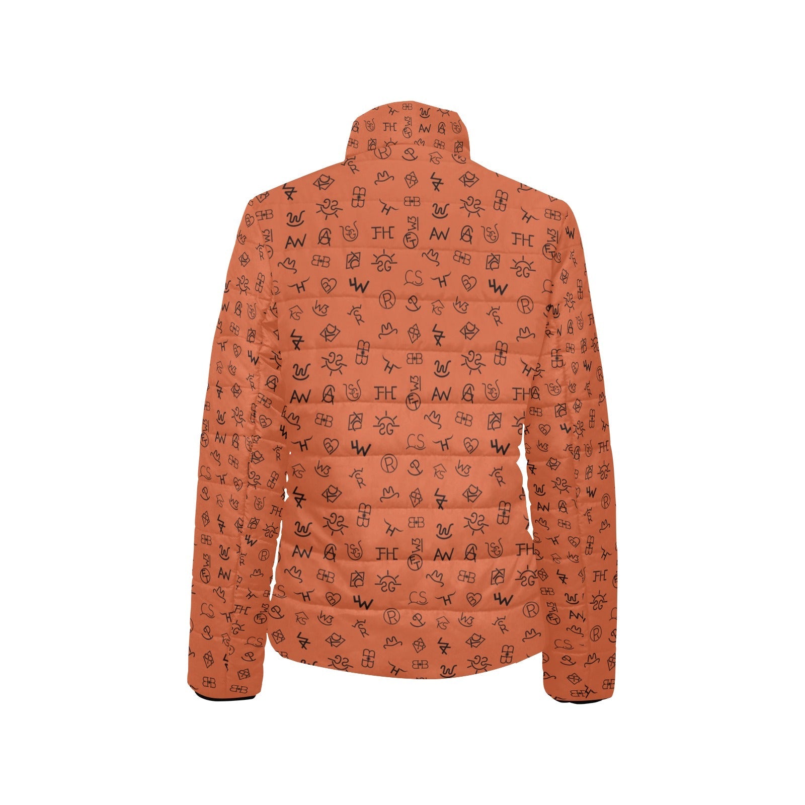 Rust Cattle Brands Women's Puffy Bomber Jacket by Baha Ranch Western Wear - product image 4