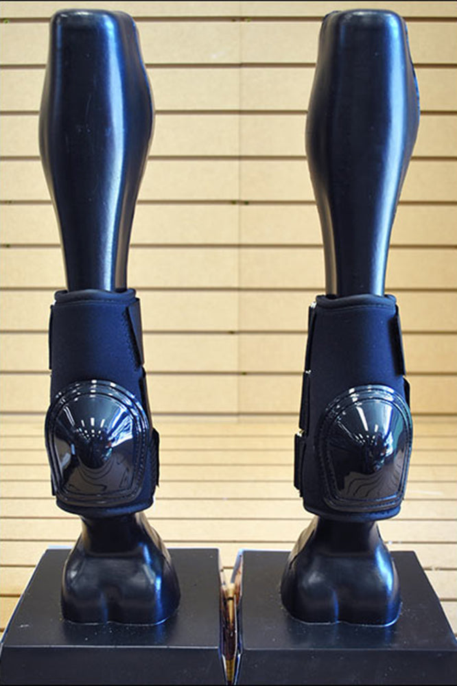 Hilason Western Horse Tack Leg Protection Deluxe Skid Bootsblack
