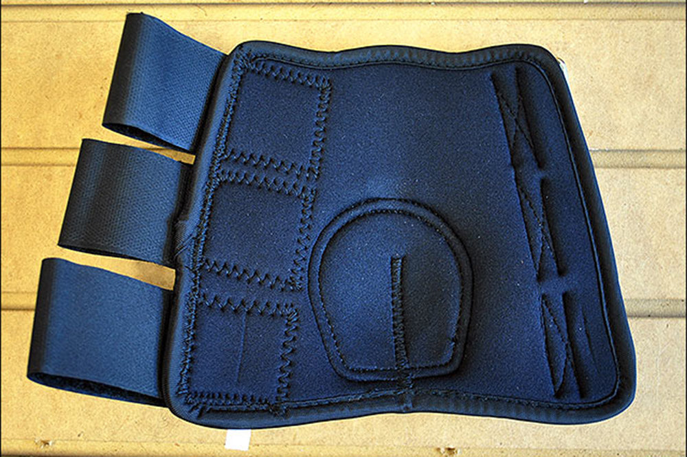Hilason Western Horse Tack Leg Protection Deluxe Skid Bootsblack