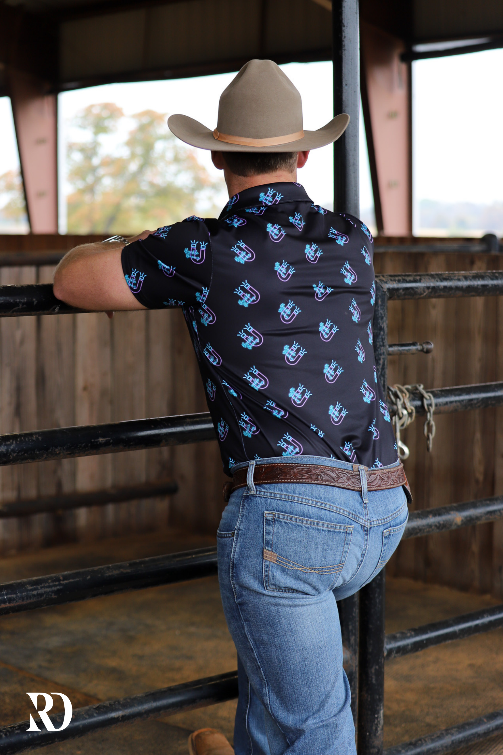 Buckle Bunny Men's Performance Polo — view 2