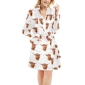 Baha Ranch Highland Cow Women's Western Bath Robe by Baha Ranch Western Wear - product image 6