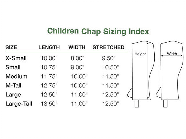 Child Medium Brown Half Suede Leather Chaps By Perris