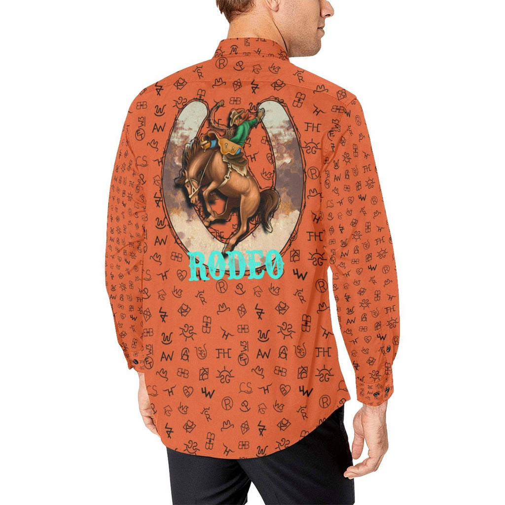 Baha Ranch Rust Brands Unisex Western Button Up Shirt by Baha Ranch Western Wear - product image 5