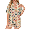 Baha Ranch Cream Aztec Women's Pajama Set Made in America by Baha Ranch Western Wear - product image 2