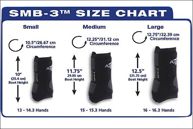 Medium Professional Choice Medicine Horse Leg Boots Smb 3 Value Black