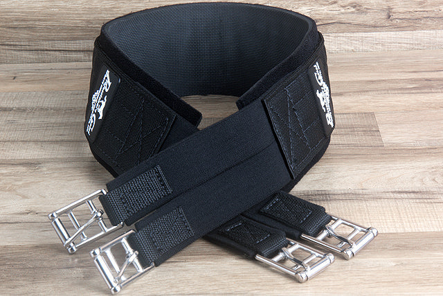 56 Inch Black Professional Choice Smx Horse English Saddle Girth Cinch Ss