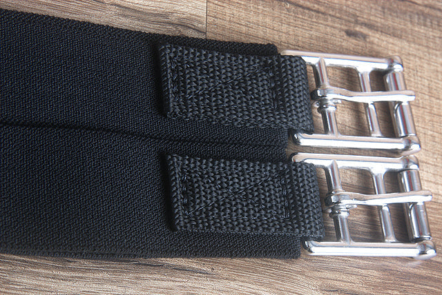 40" Professional Choice Training Elastic Smx English Horse Girth Cinch Black