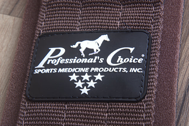Professional's Choice SMx Elastic English Training Girth — Brown, 46"