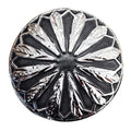 Hilason Western Screw-Back Concho — Black, 1.25"