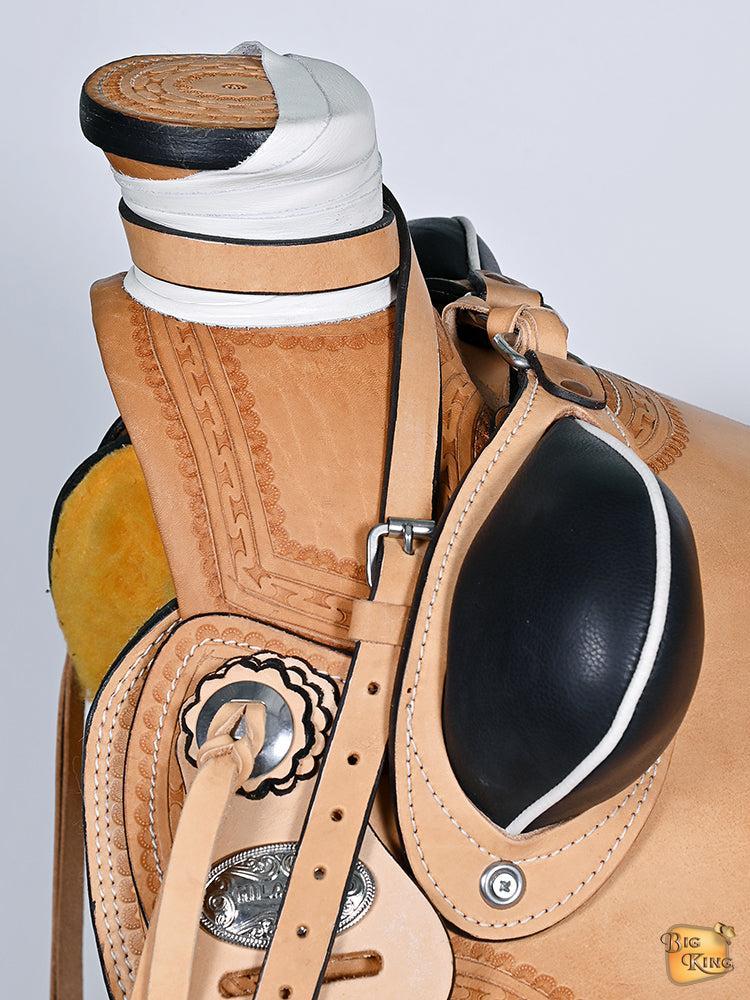 Western Horse Wade Saddle American Leather Ranch Roping Tan