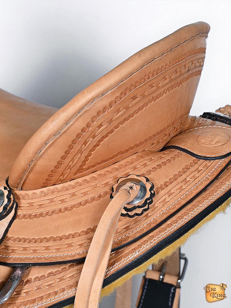 Western Horse Wade Saddle American Leather Ranch Roping Tan