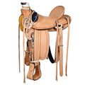 Western Horse Wade Saddle American Leather Ranch Roping Tan