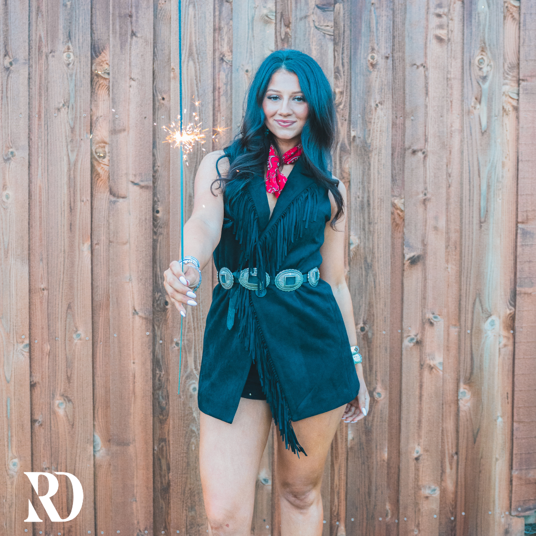 The Ramone Fringe Sleeveless | Blazer