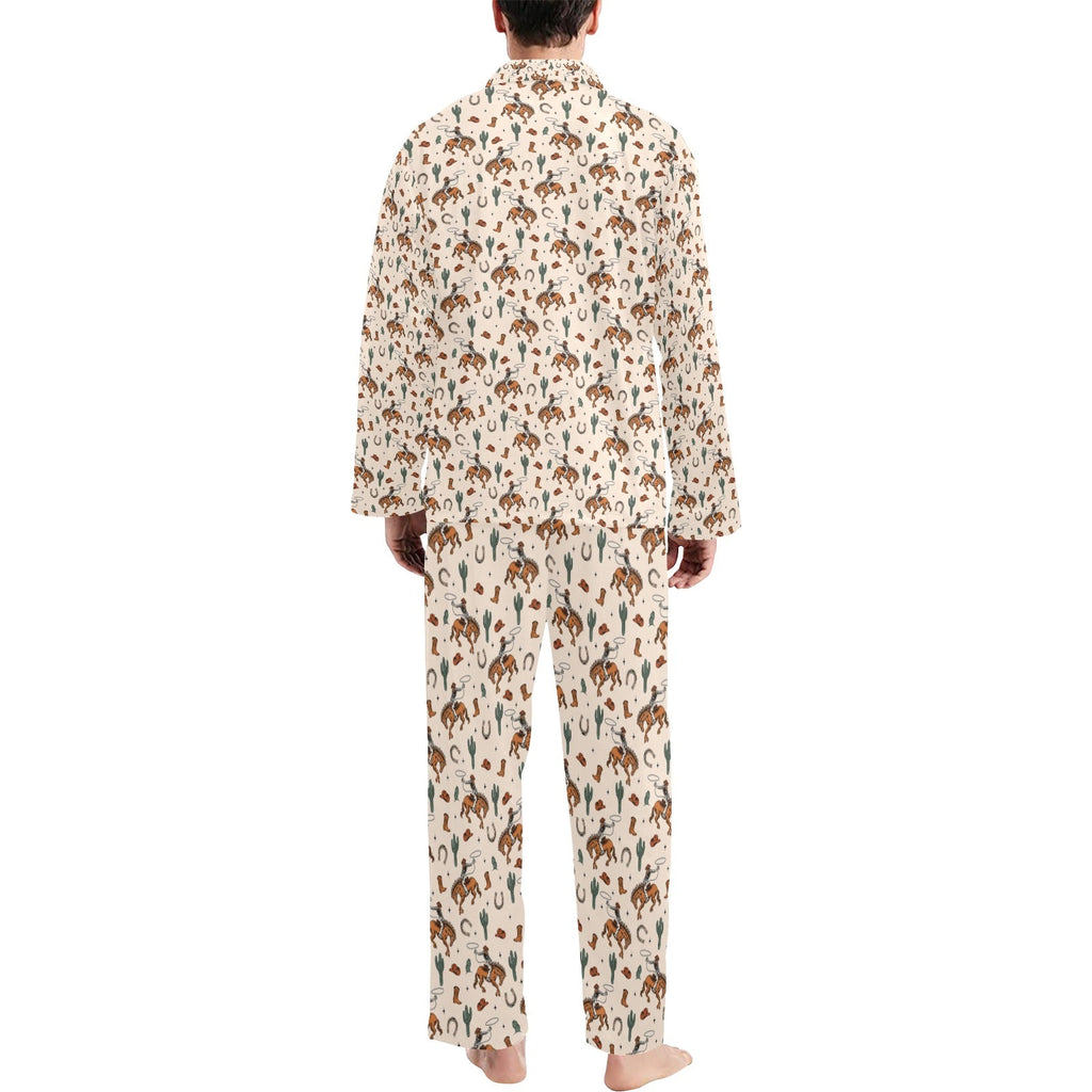 Baha Ranch Rodeo Cowboy Men's Western Pajamas by Baha Ranch Western Wear - product image 2