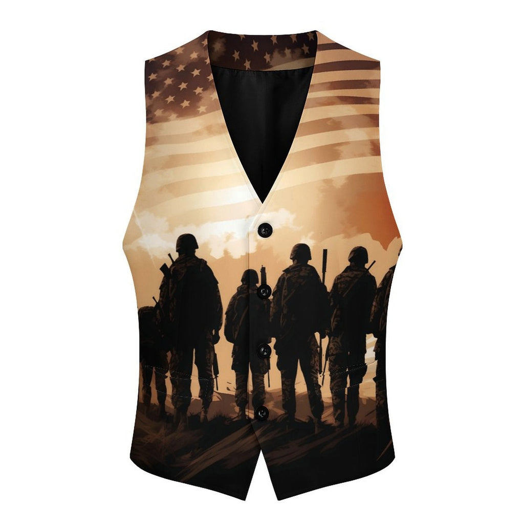 Baha Ranch American Patriot Men's Western Vest by Baha Ranch Western Wear - product image 2