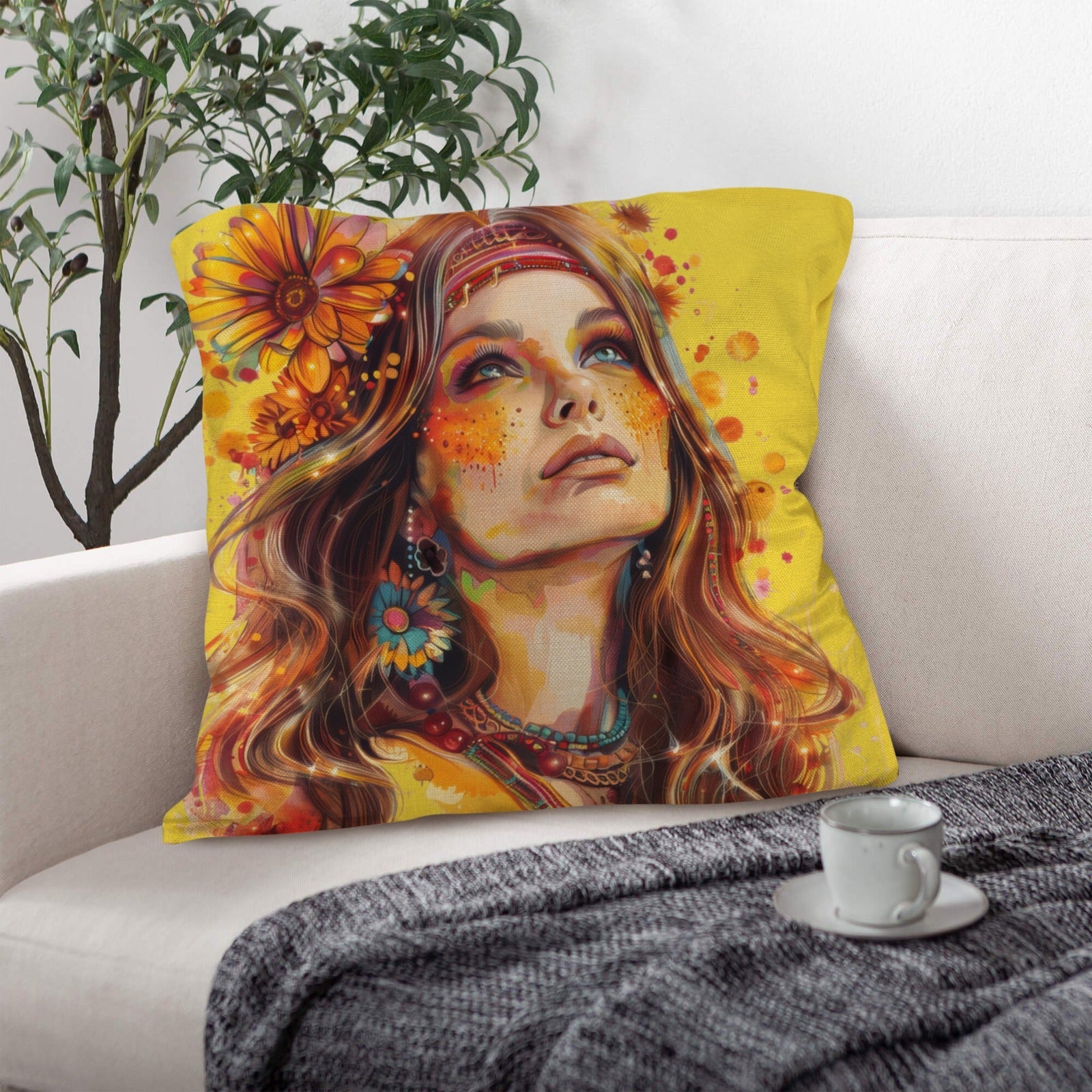 Baha Ranch Retro Girl Pillow Case Made in America by Baha Ranch Western Wear