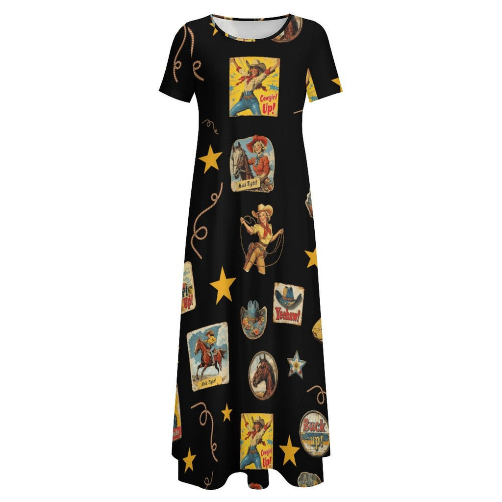 Baha Ranch Vintage Cowgirl Collage Western Dress by Baha Ranch Western Wear - product image 3
