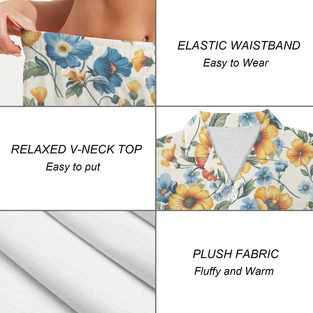 Baha Ranch Mexican Floral Women's Pajama Set Made in America by Baha Ranch Western Wear - product image 5