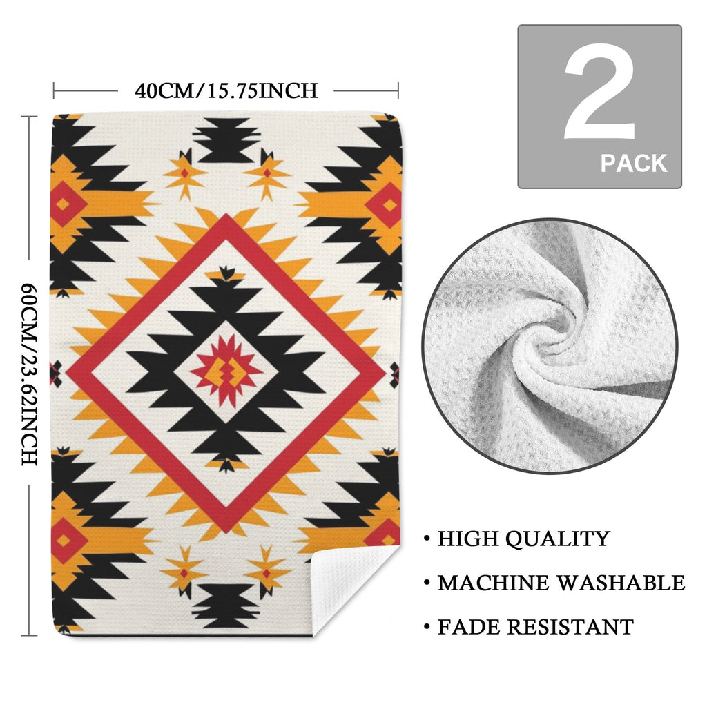 Baha Ranch Southwestern Aztec Set of 2 Kitchen Dish Towels Made in America by Baha Ranch Western Wear - product image 4