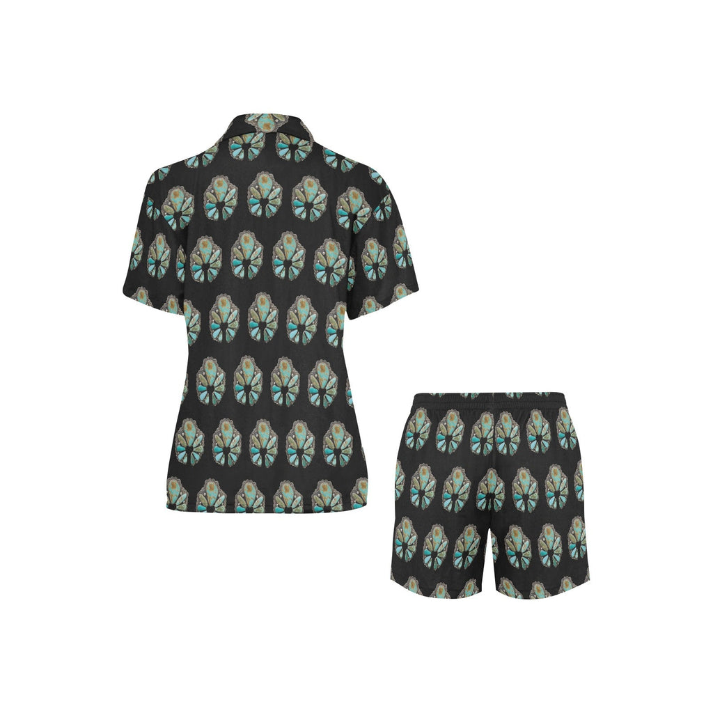 Baha Ranch Turquoise Naja Women's Pajama Set by Baha Ranch Western Wear - product image 3