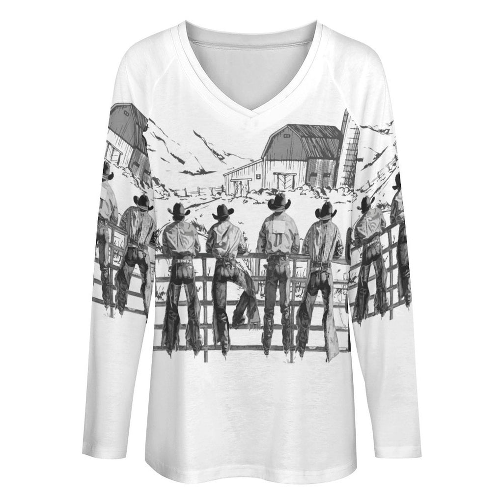Baha Ranch Western Ranching Long Sleeve Top by Baha Ranch Western Wear - product image 2