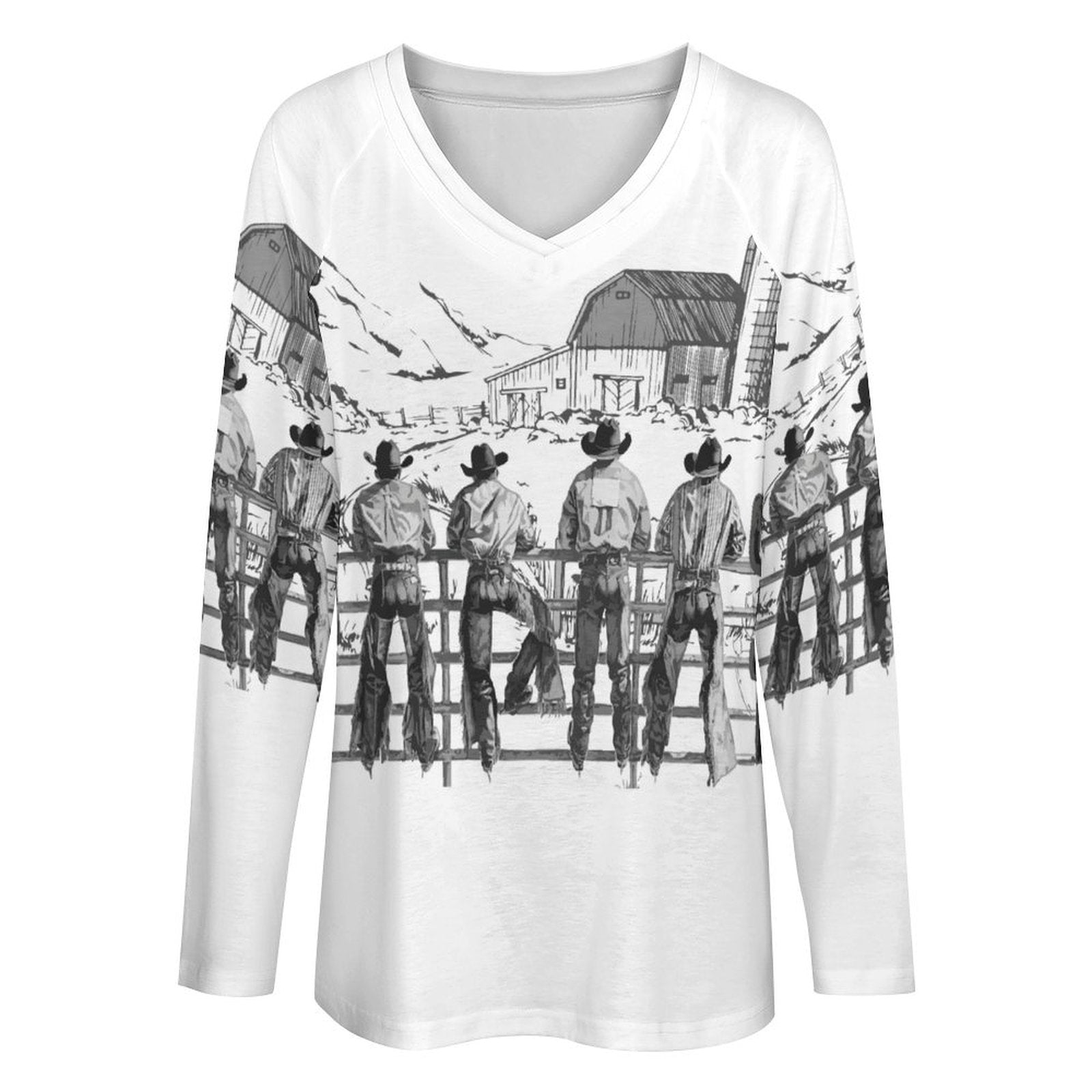 Baha Ranch Western Ranching Long Sleeve Top by Baha Ranch Western Wear - product image 2