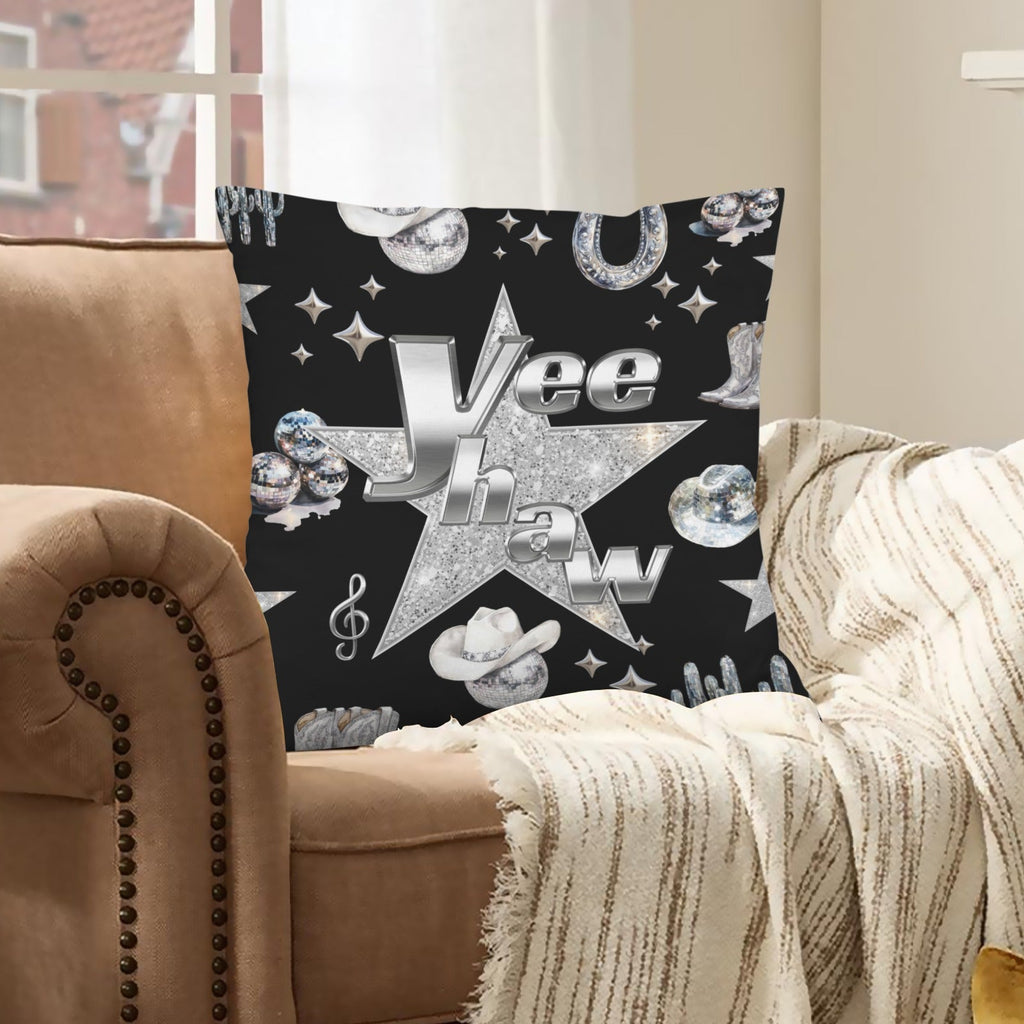 Baha Ranch YEEHAW Velvety Soft Pillow Cover Made in America by Baha Ranch Western Wear