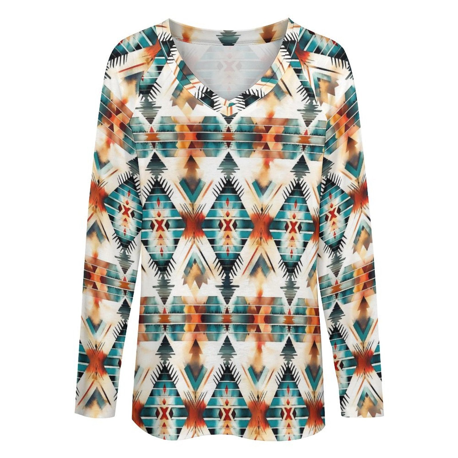 Baha Ranch Western Aztec Long Sleeve Top by Baha Ranch Western Wear - product image 3