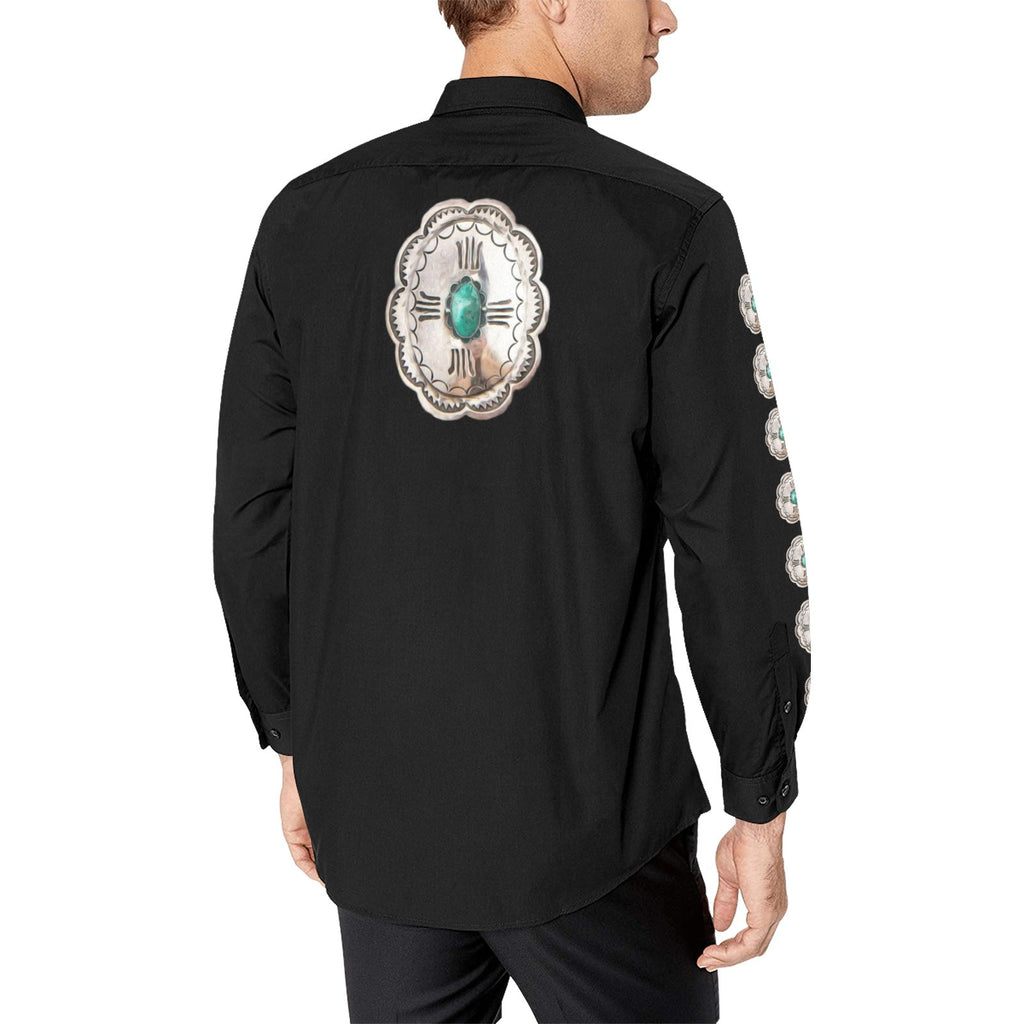 Baha Ranch Turquoise Concho Men's Western Button Up by Baha Ranch Western Wear