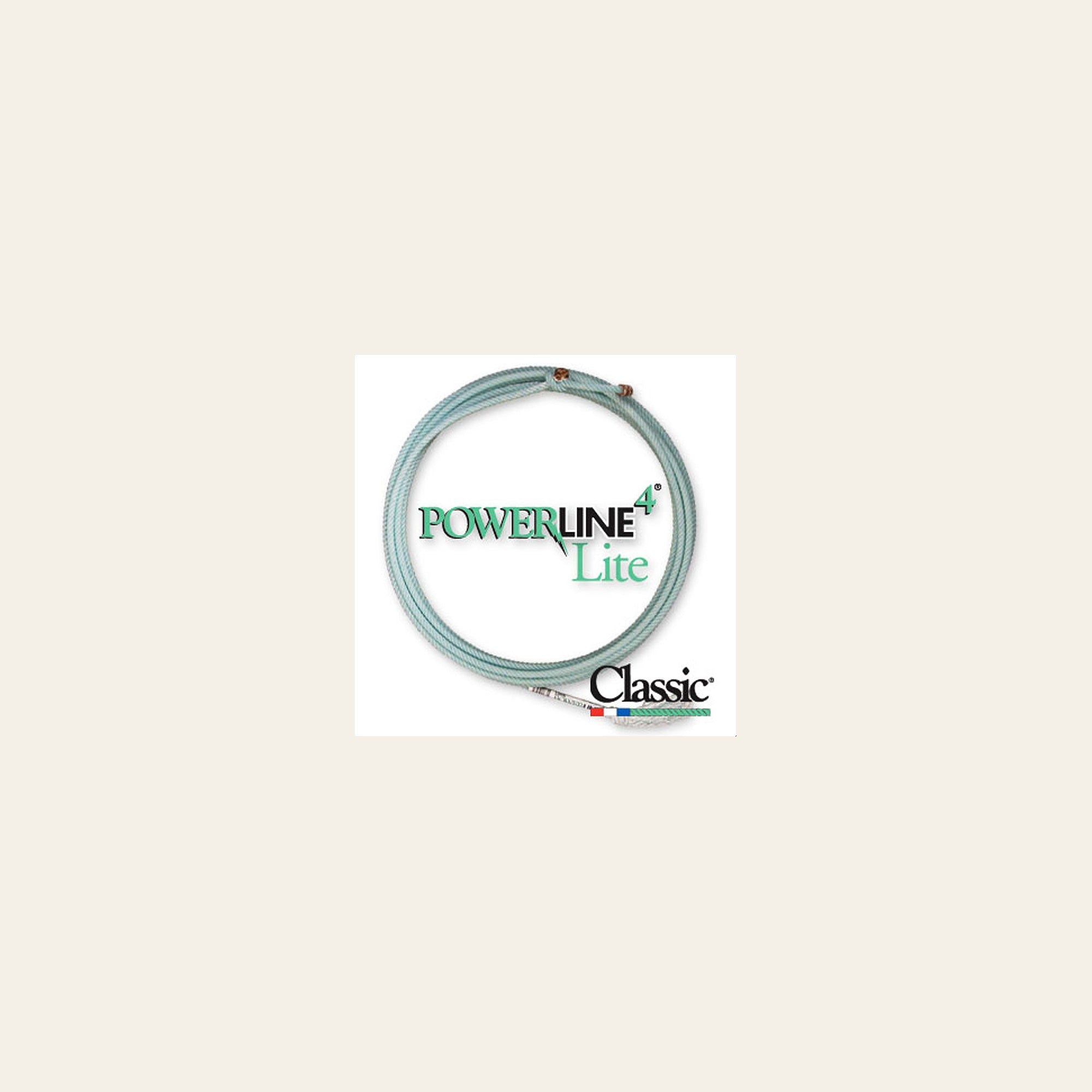 3/8In X 30Ft Classic Equine Soft Western Tack Horse Powerline4 Lite Rope