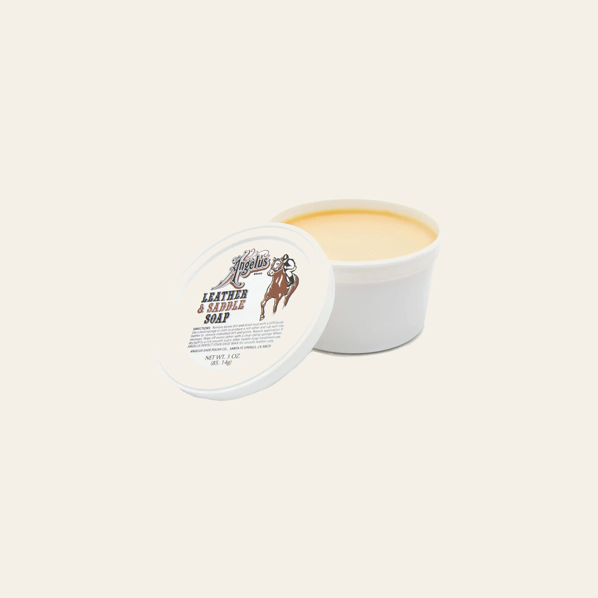 3 Oz Angelus Leather & Saddle Cleaner Conditioner and Softener Soap