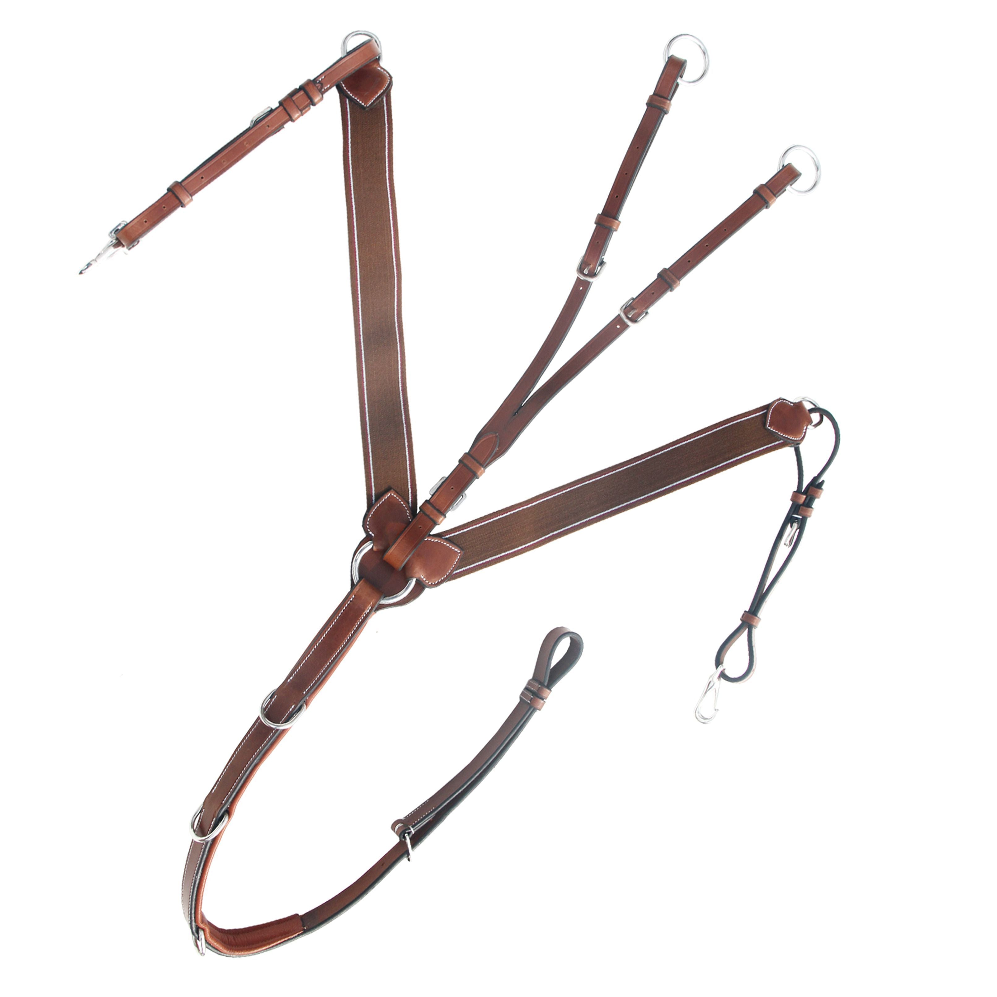 ExionPro Heart Shape 3 Point Breastplate - Matching Elastic by Bridles & Reins - alternate view 5