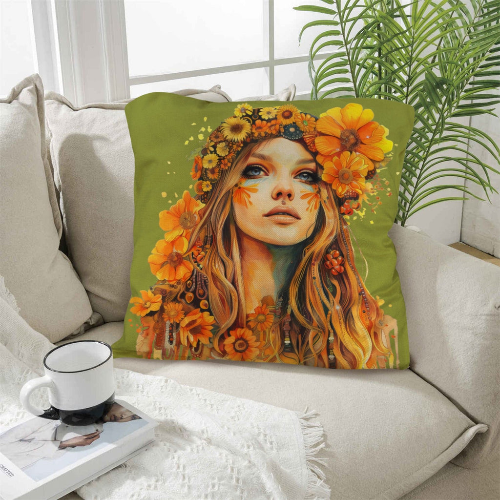Baha Ranch Boho Girl Pillow Case Made in America by Baha Ranch Western Wear