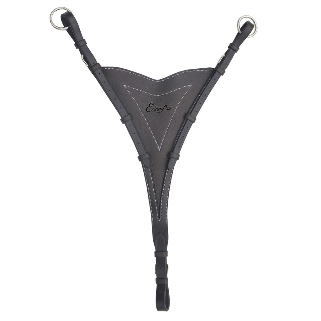 ExionPro Soft Leather Bib Running Martingale Attachment by Bridles & Reins