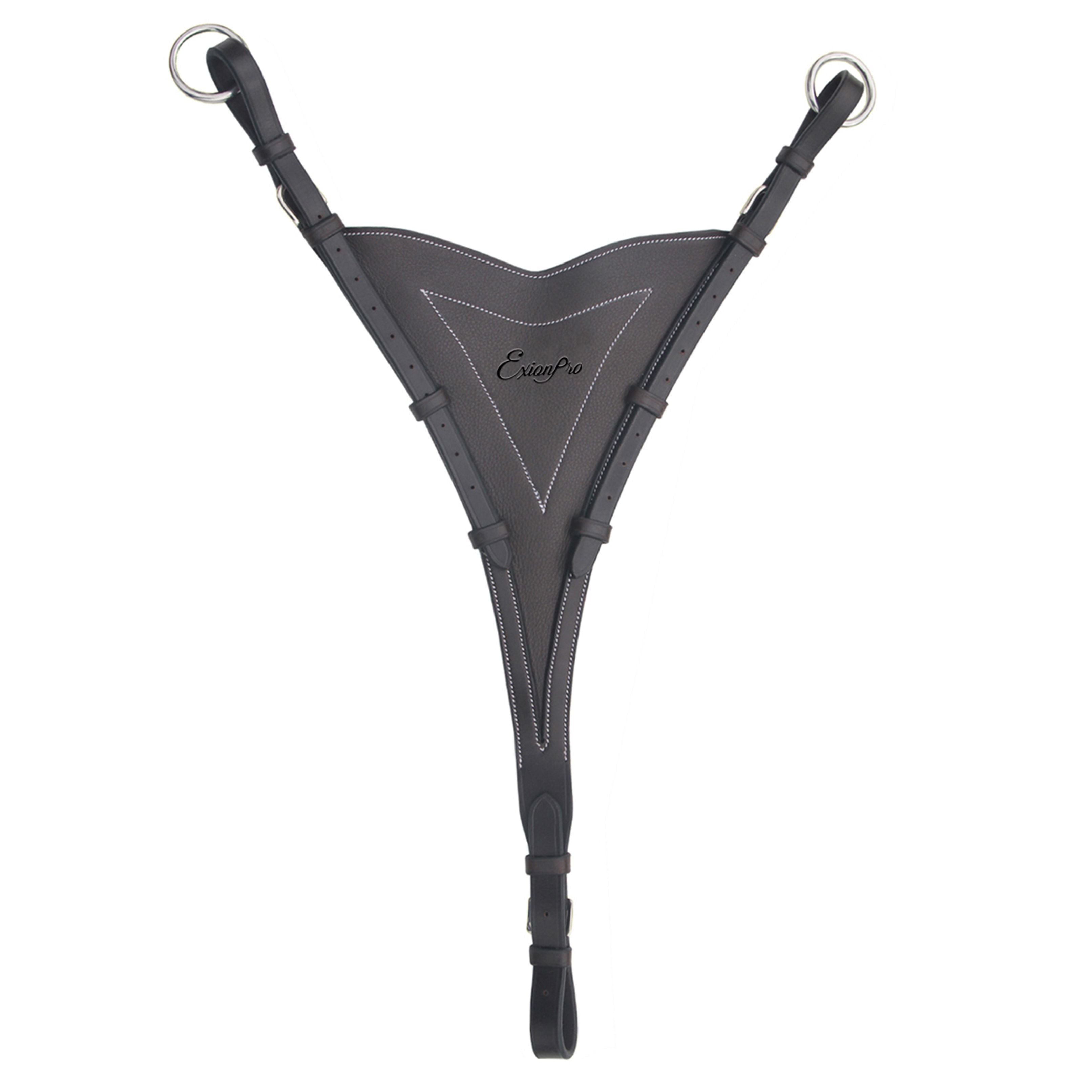 ExionPro Soft Leather Bib Running Martingale Attachment by Bridles & Reins