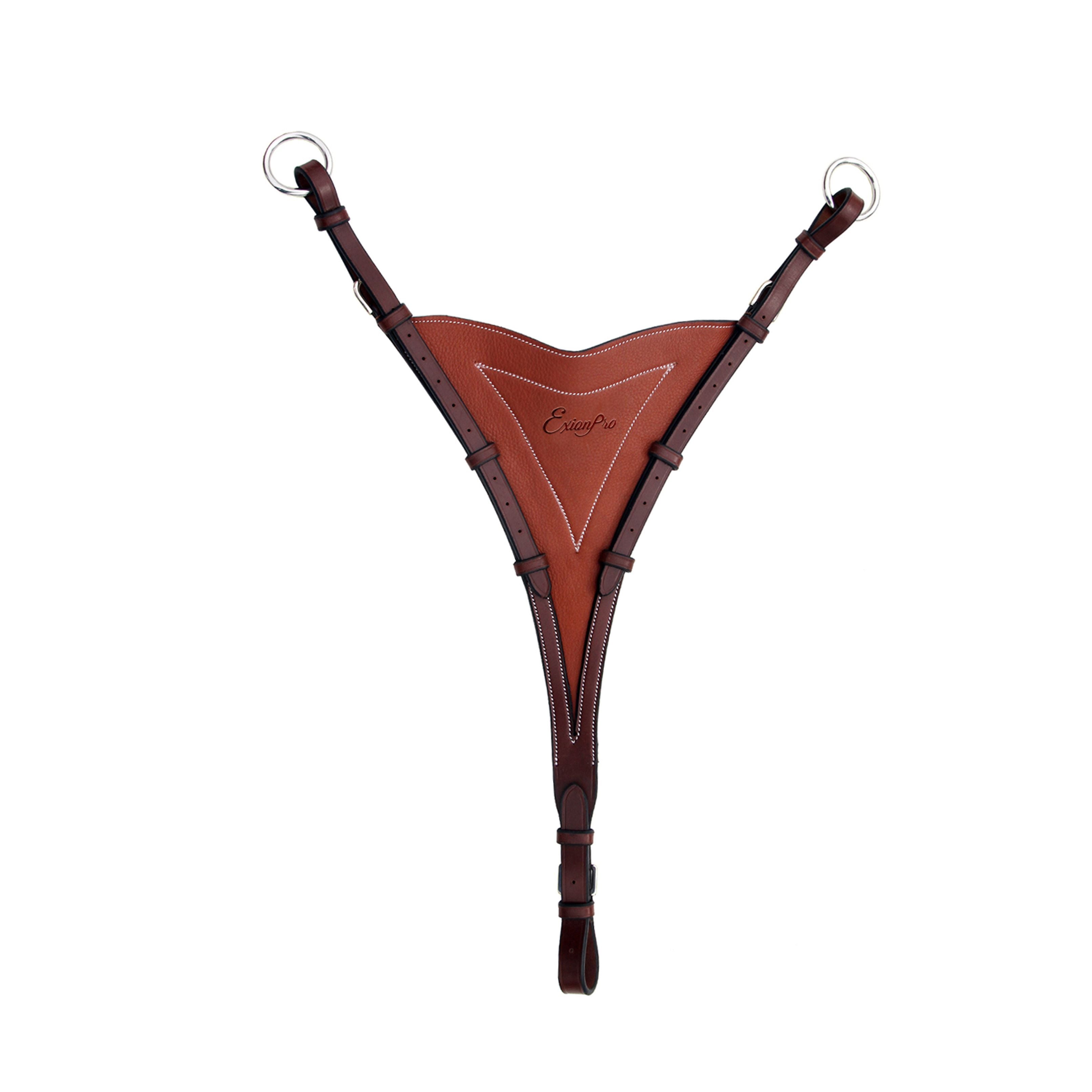 ExionPro Soft Leather Bib Running Martingale Attachment by Bridles & Reins - alternate view 3