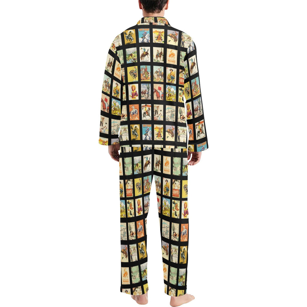 Baha Ranch Western Collage Men's Pajama Set by Baha Ranch Western Wear - product image 2