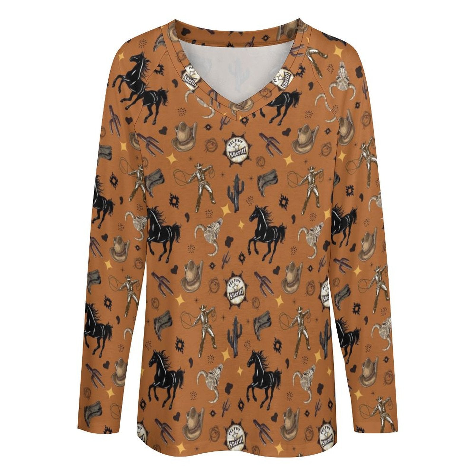 Baha Ranch Western Print Long Sleeve Top by Baha Ranch Western Wear - product image 2