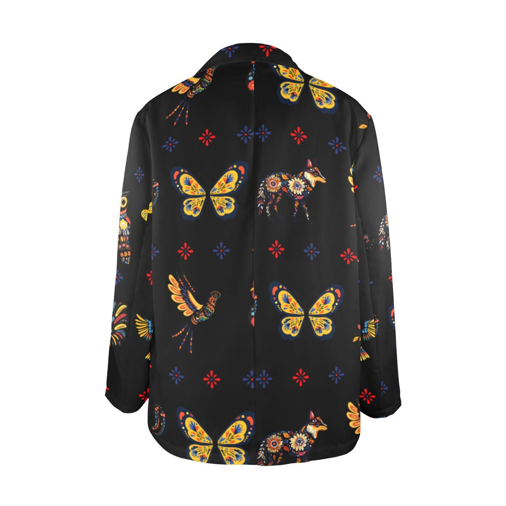 Baha Ranch Colores de Mexico Mexican Talavera Animals Floral Women's Blazer by Baha Ranch Western Wear - product image 2
