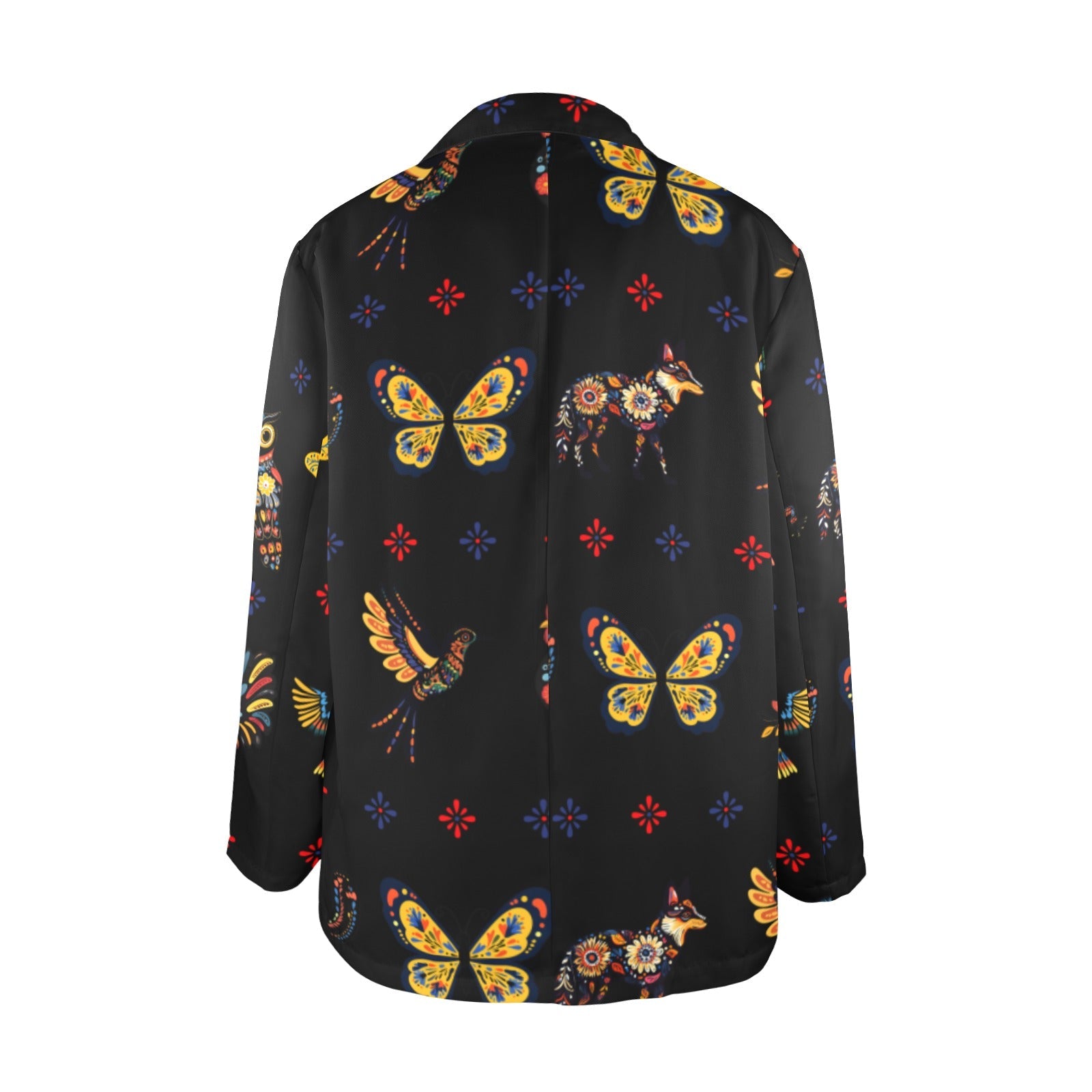 Baha Ranch Colores de Mexico Mexican Talavera Animals Floral Women's Blazer by Baha Ranch Western Wear - product image 2
