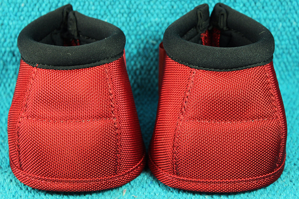 Professional Choice Tack Ballistic Overreach Horse Bell Boots Crimson