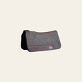 HILASON Western Wool Felt Horse Saddle Pad W/ Distressed Wear Leather Made in USA | for Horses