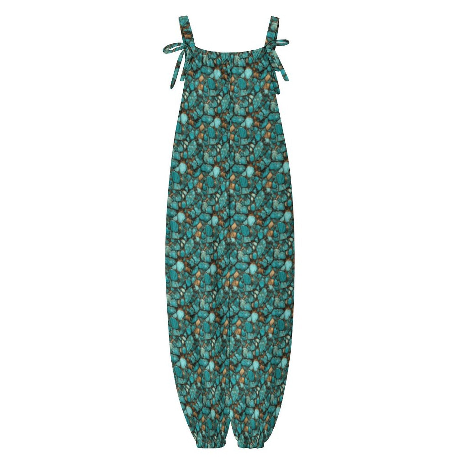 Baha Ranch All Turquoise Overalls Jumpsuit by Baha Ranch Western Wear - product image 5