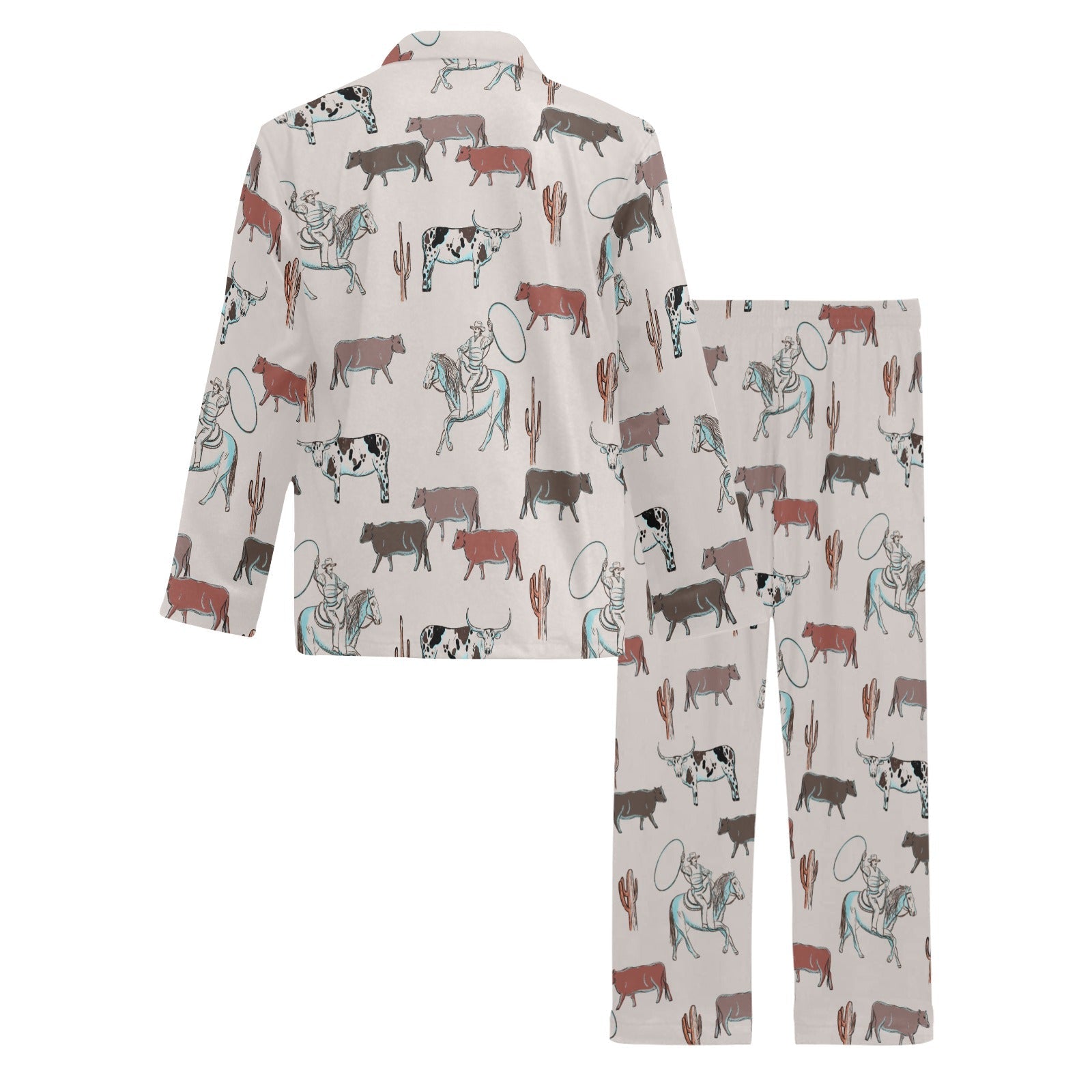 Baha Ranch Cattle Drive Men's Western Pajama Set by Baha Ranch Western Wear - product image 4