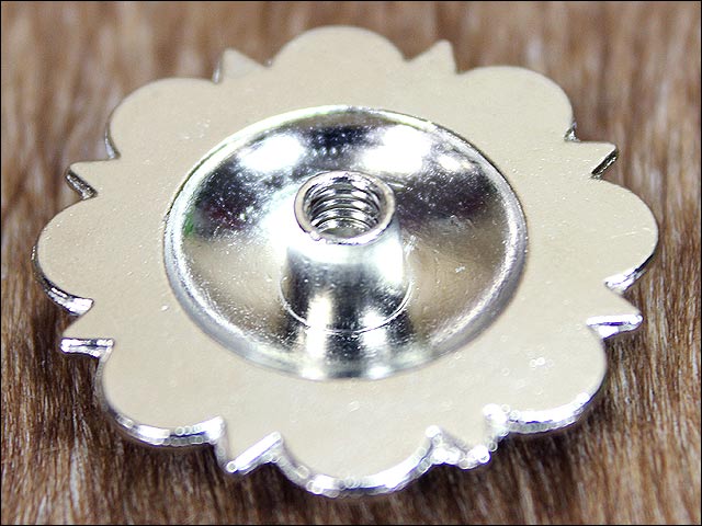 HILASON Western Screw Back Concho Nickle Finishberry Saddle Bling Cowgirl | Belt Slotted Conchos
