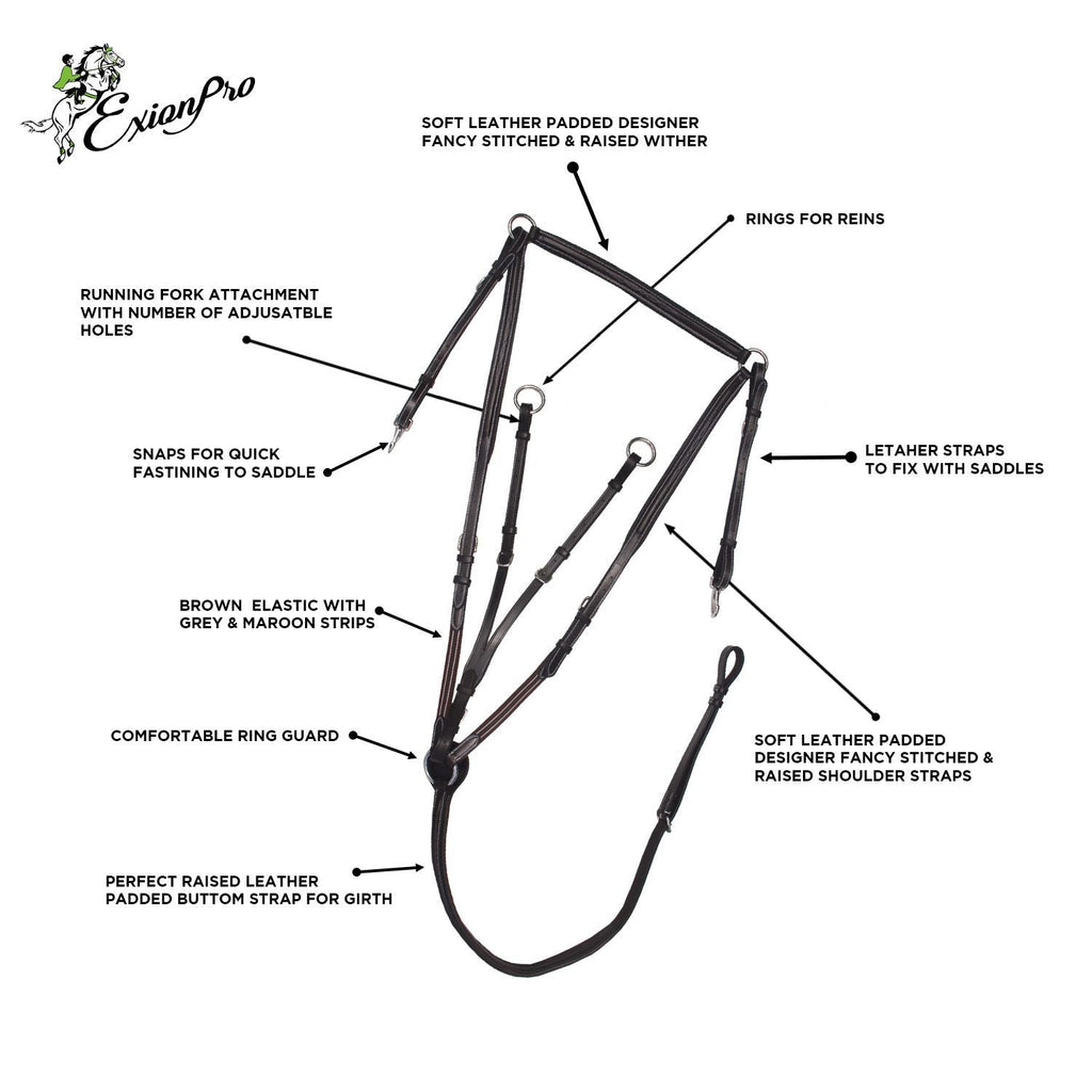 ExionPro Hunting Breastplate by Bridles & Reins - alternate view 7